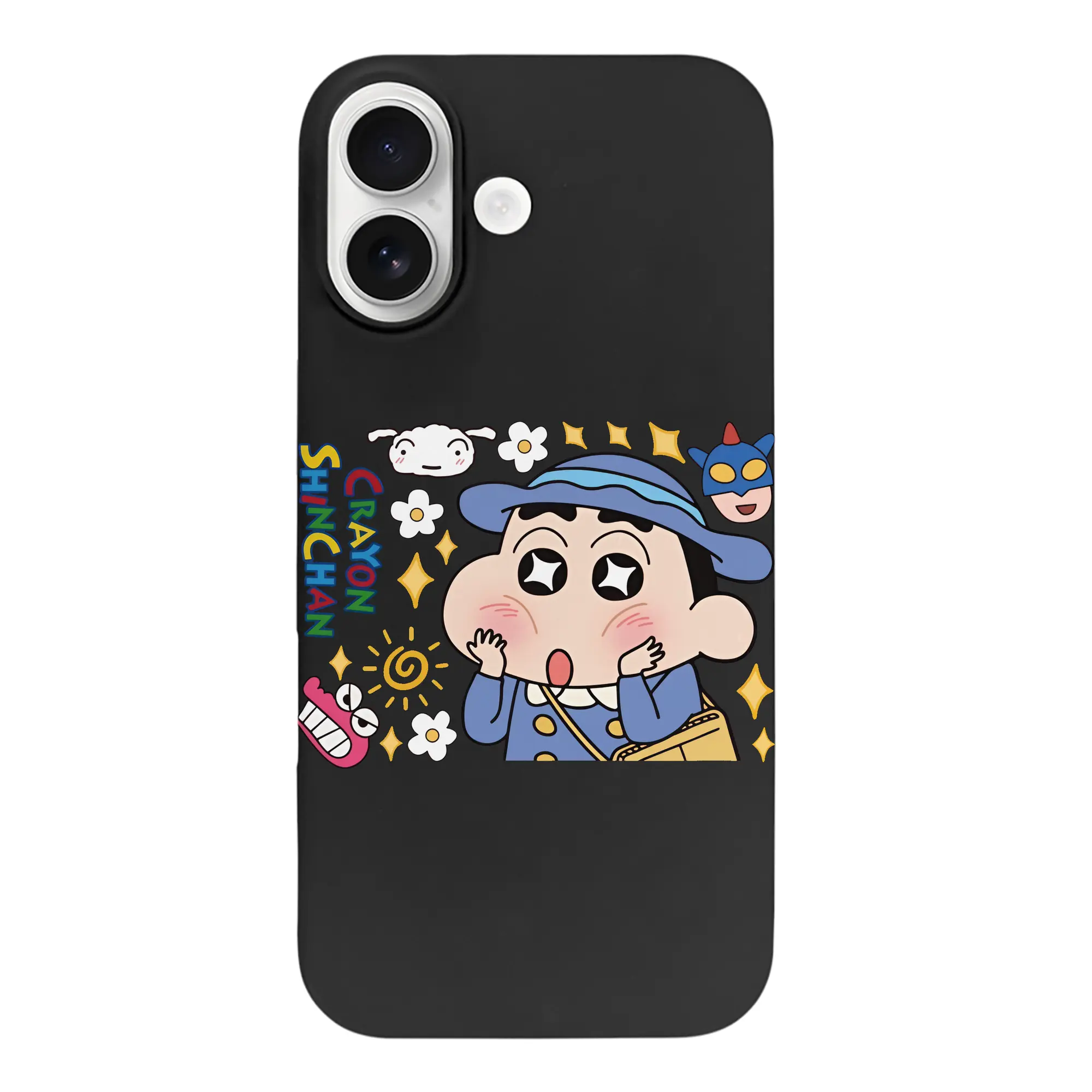 クレヨンしんちゃん グッズ 野原 しんのすけ - iPhone 17 シリーズ シリコンケース 薄型 耐衝撃 指紋防止 ソフトタッチカバー 精密フィット 傷防止 保護ケース iPhone 17/17 Air/17 Pro/17 Pro Max 対応